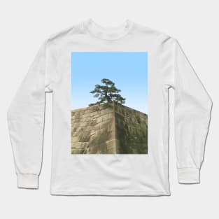 Bonsai on a Stone Wall Long Sleeve T-Shirt